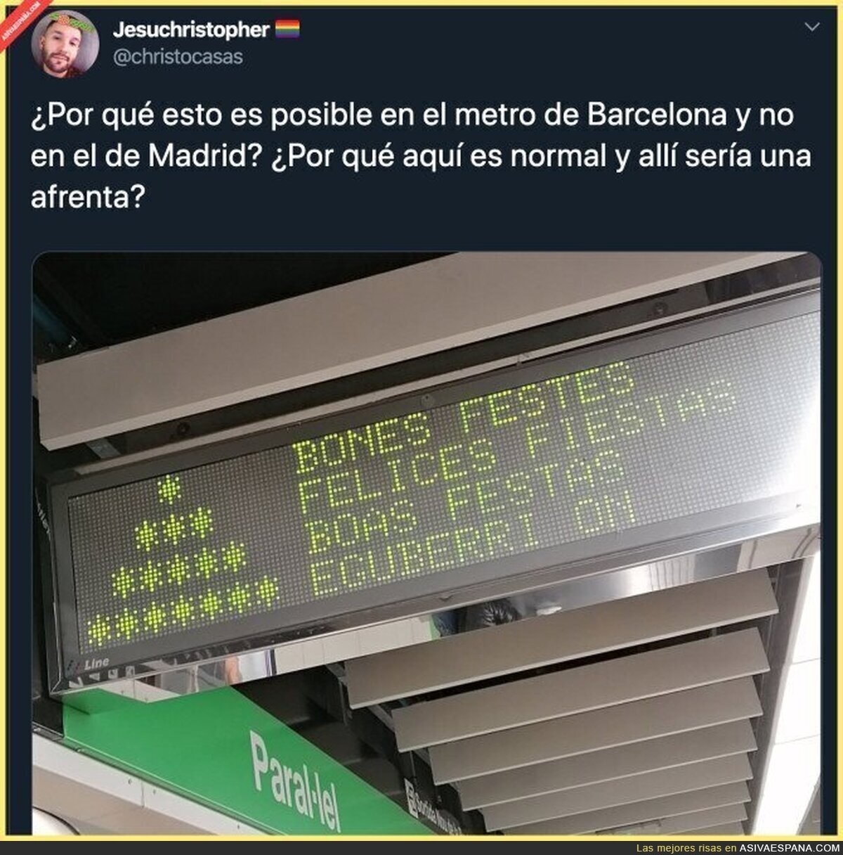 Hay mucho más respeto en Barcelona que en Madrid