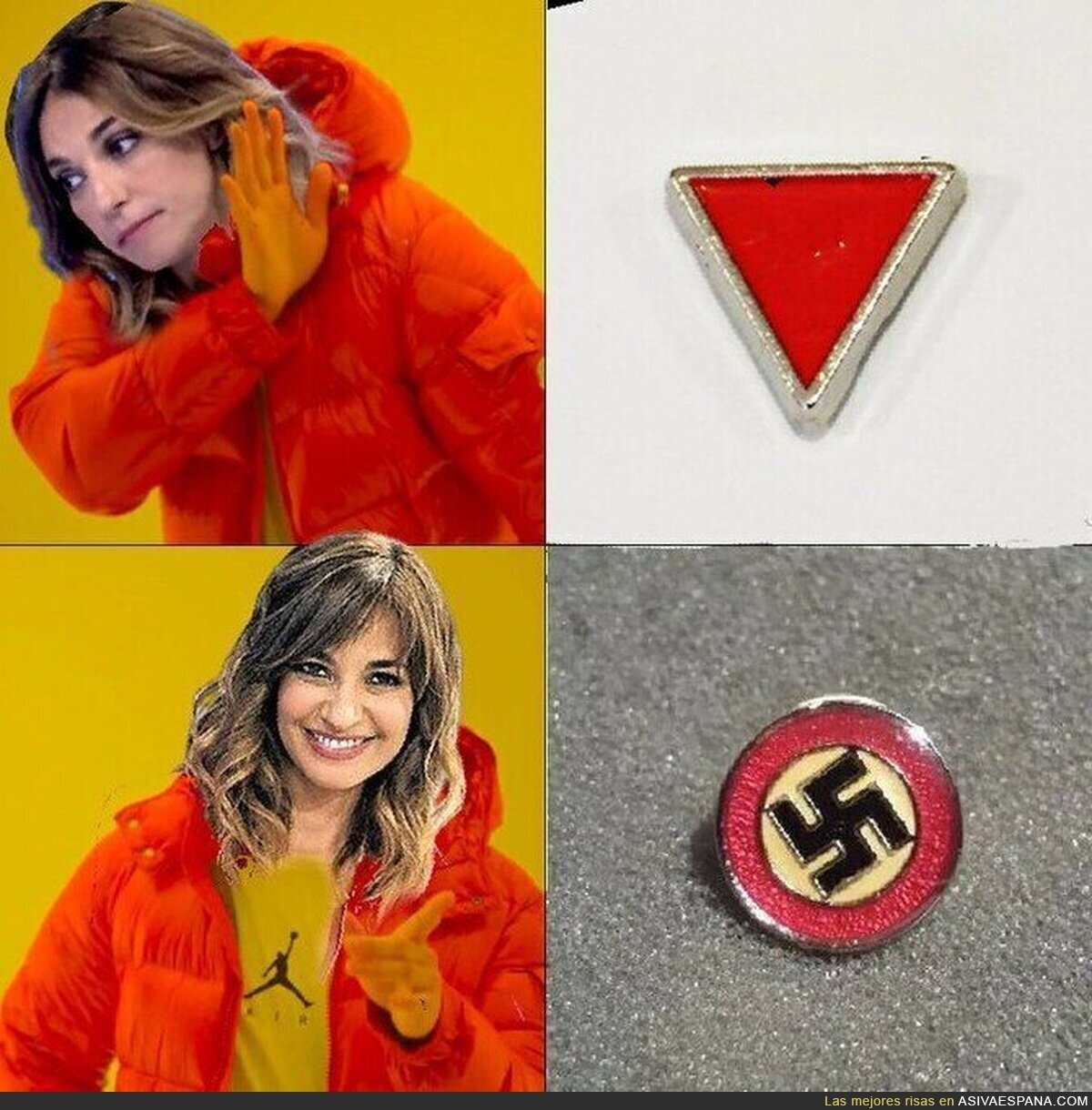 A Mariló no le gustan los símbolos antifascistas