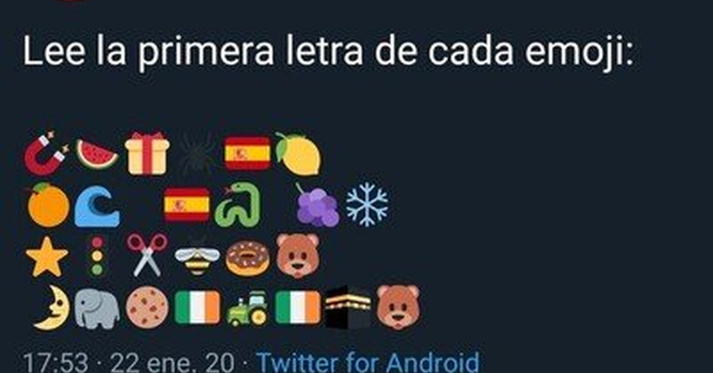 [ ASÍ VA ESPAÑA ] Mensaje oculto