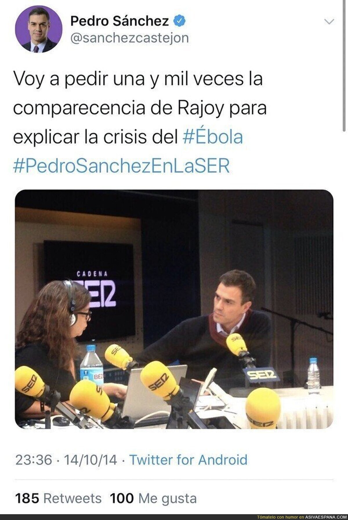 Pedro Sánchez se autoretrata