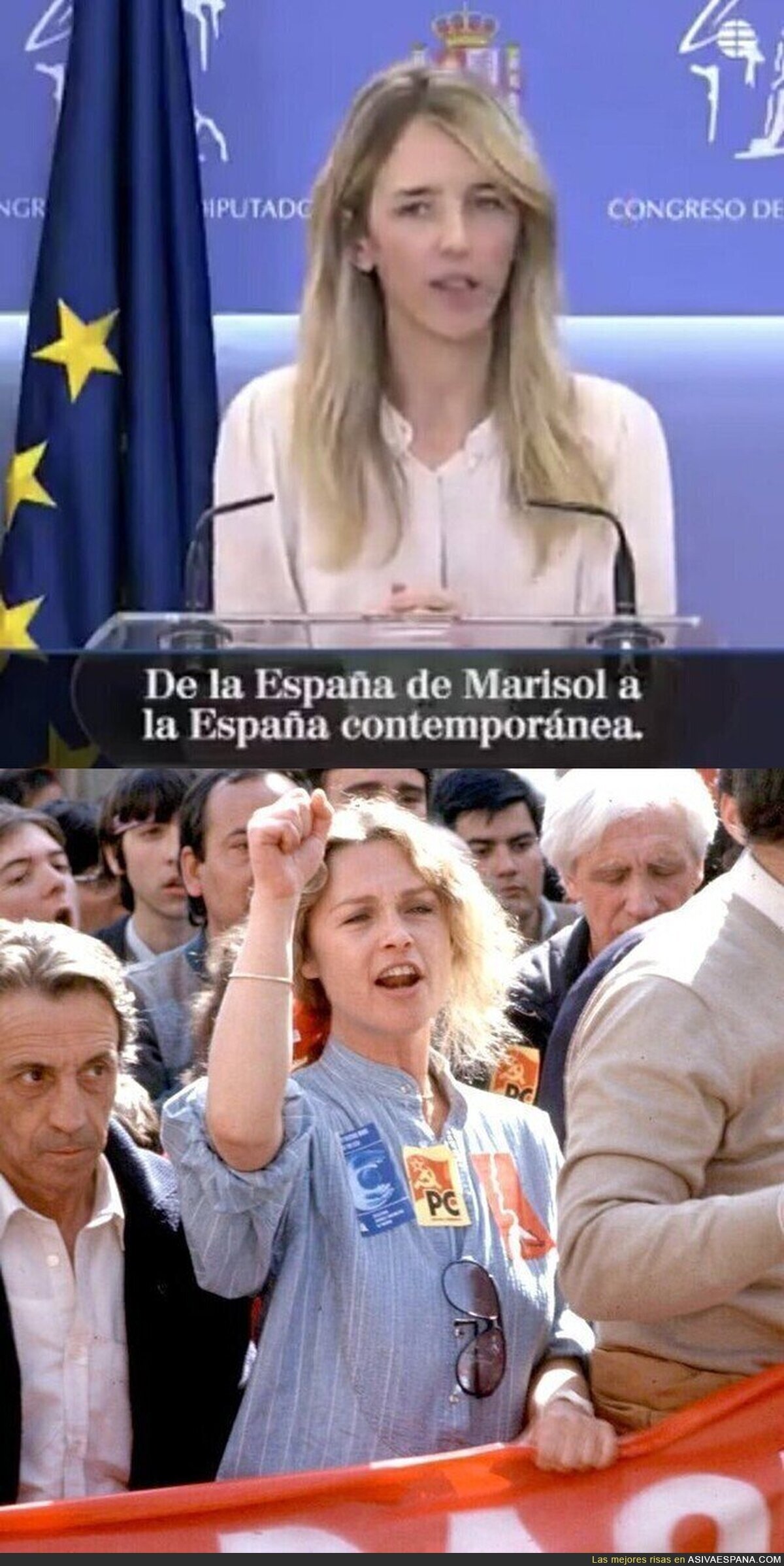 Esta mujer no sabe nada de España