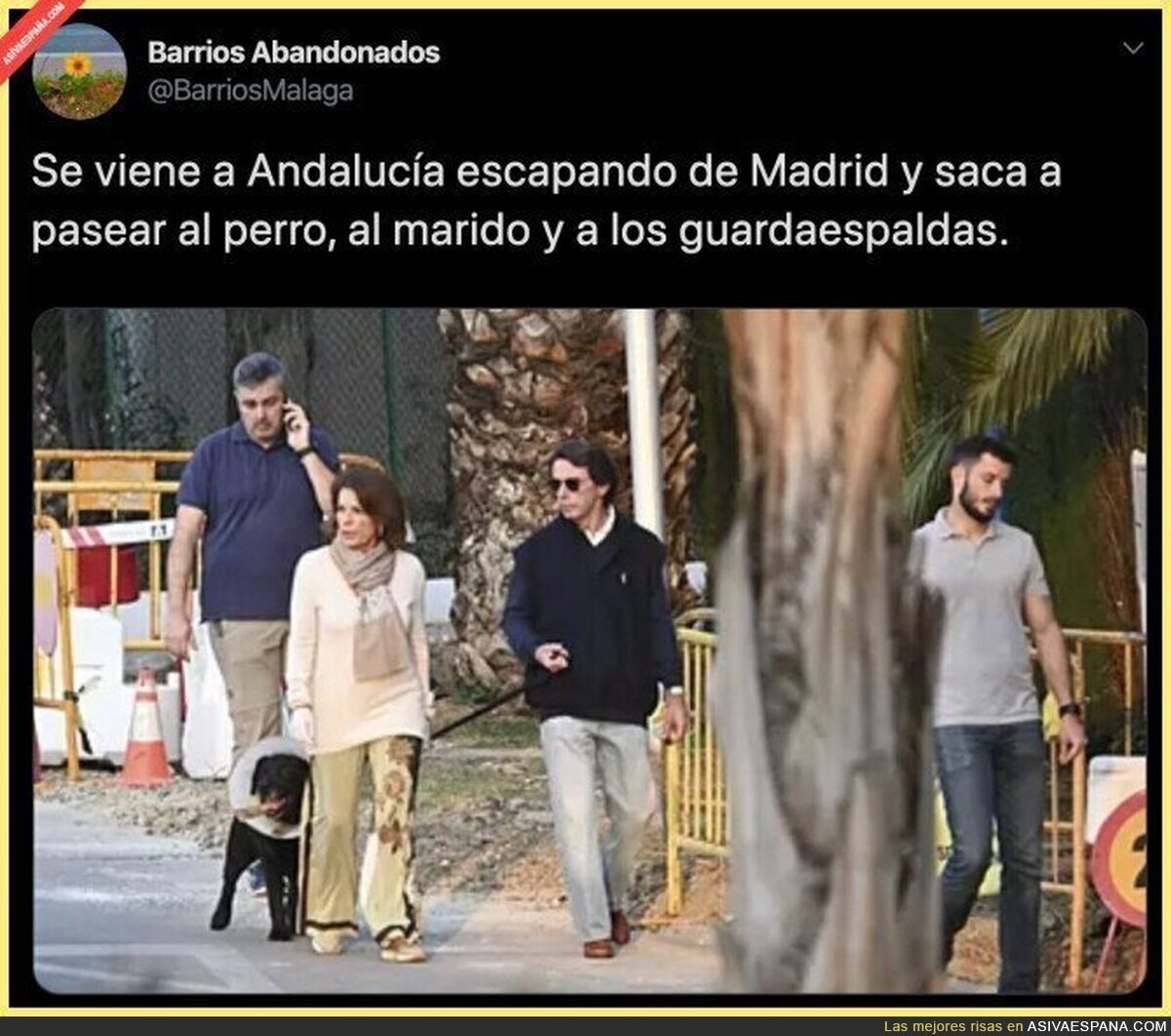 ¿A qué espera la Policía para multar a la familia Aznar?