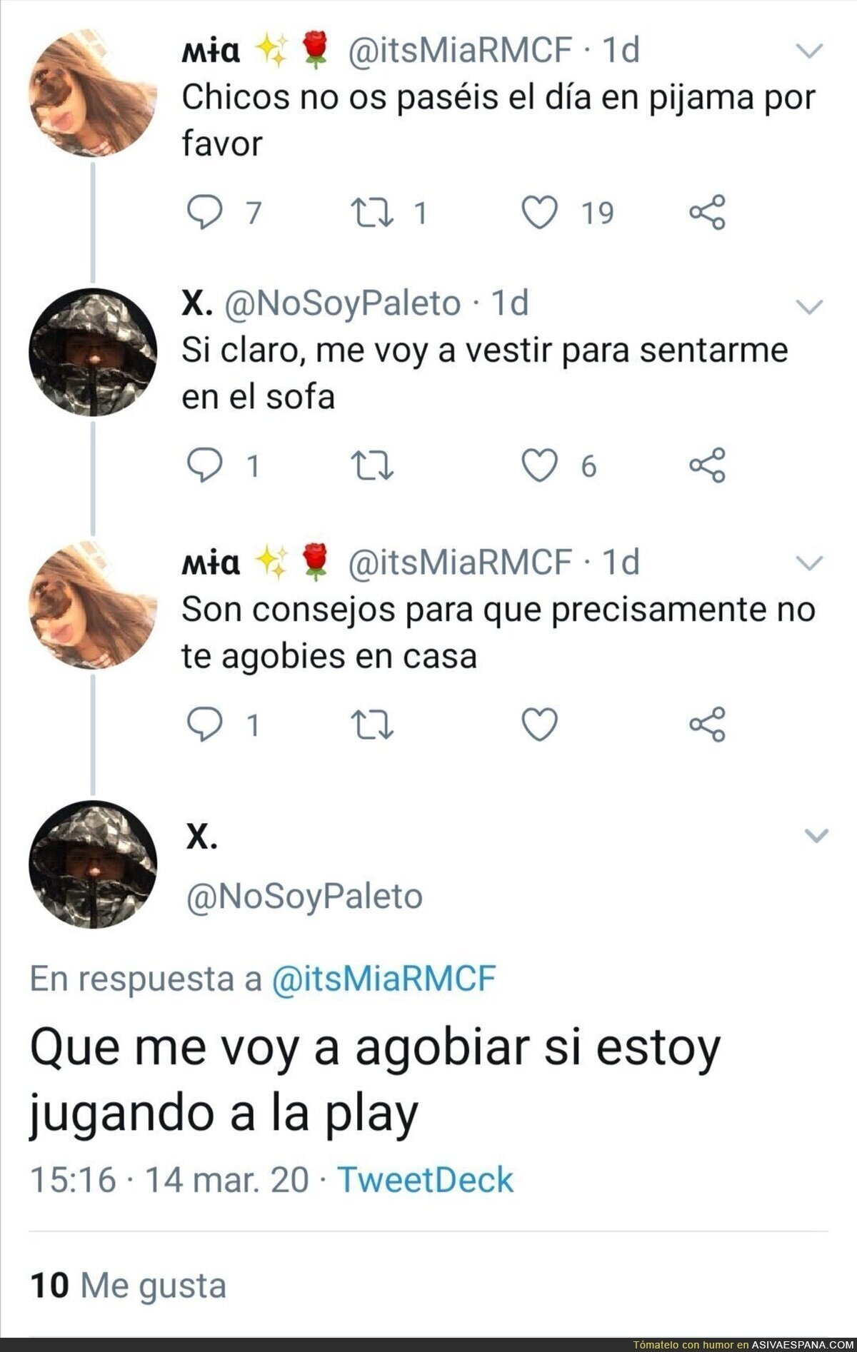 Mucha calma estos días