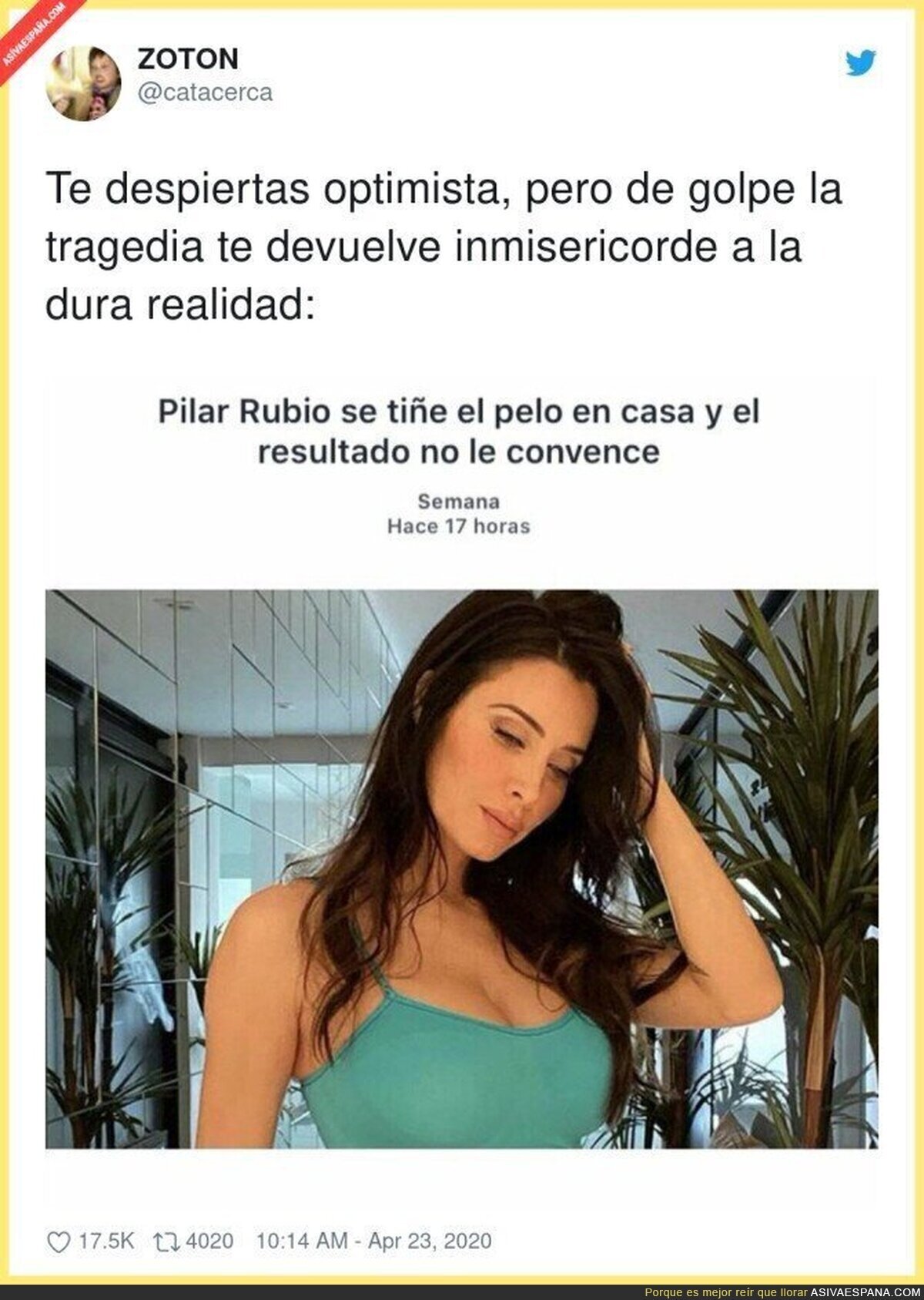 La dura vida de Pilar Rubio