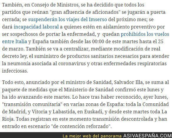 147232 - El Wuhan español no tomó medidas hasta bien confirmado el descontrol de la epidemia