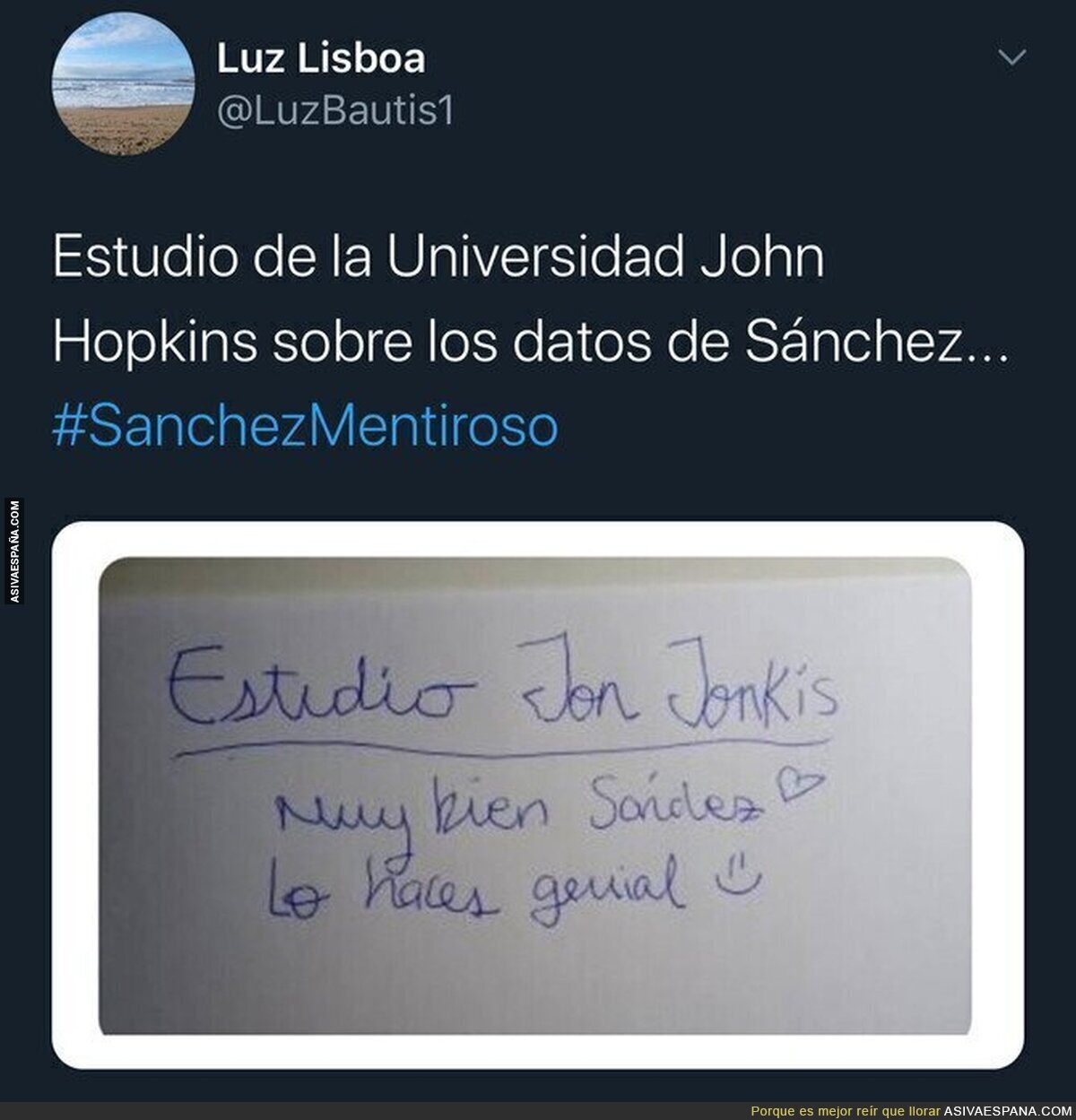 La universidad Jon Yonki felicita a Sánchez