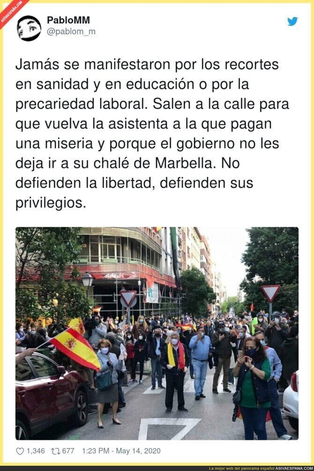 La lucha del barrio pijo de Madrid