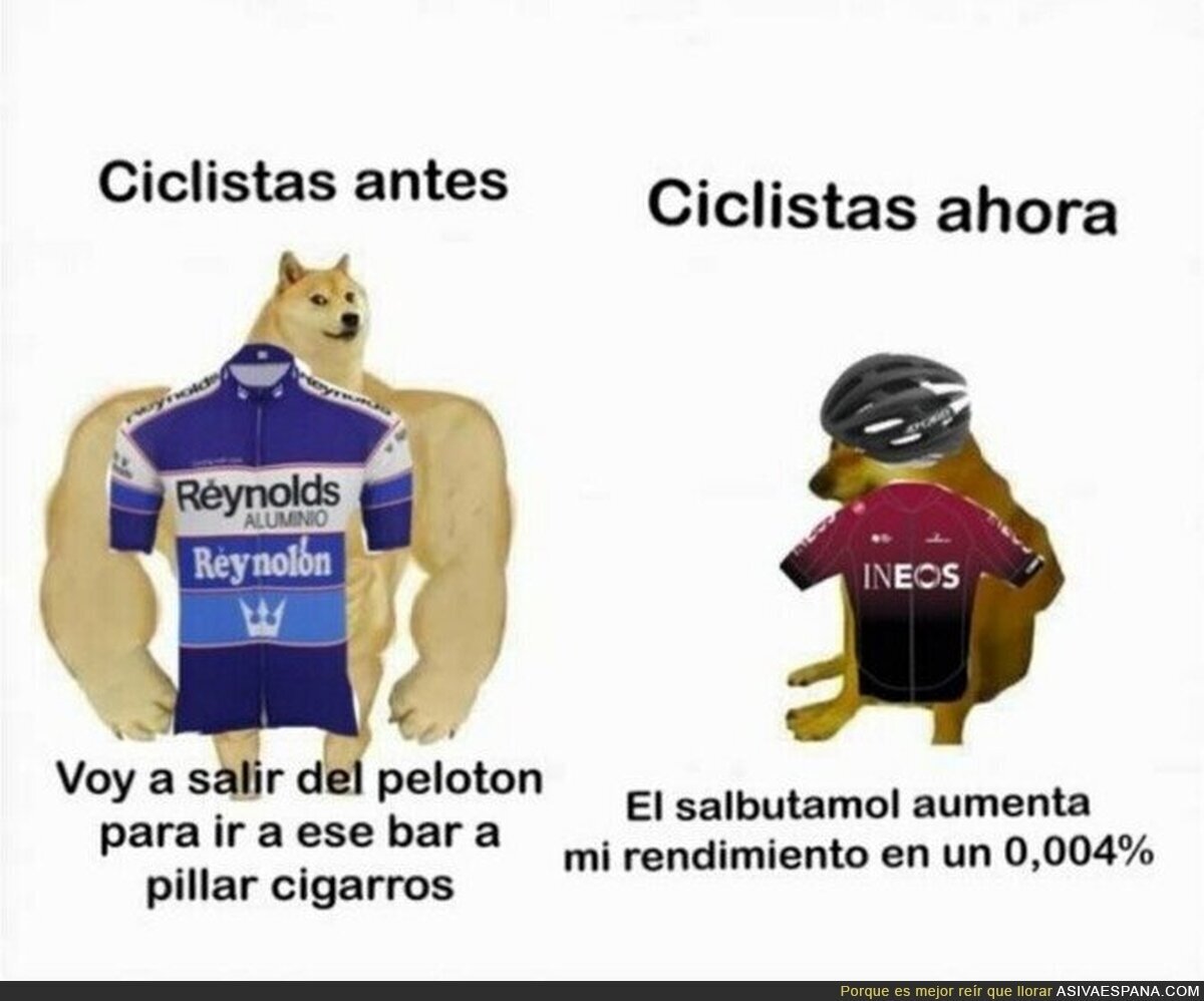 El ciclismo ya no es lo que era