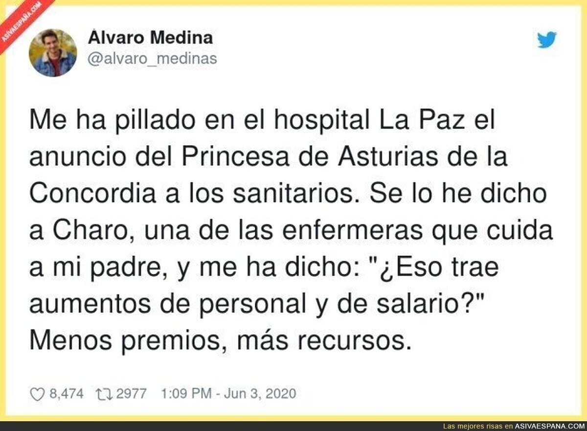 Los sanitarios quieren más que un Premio Princesa de Asturias