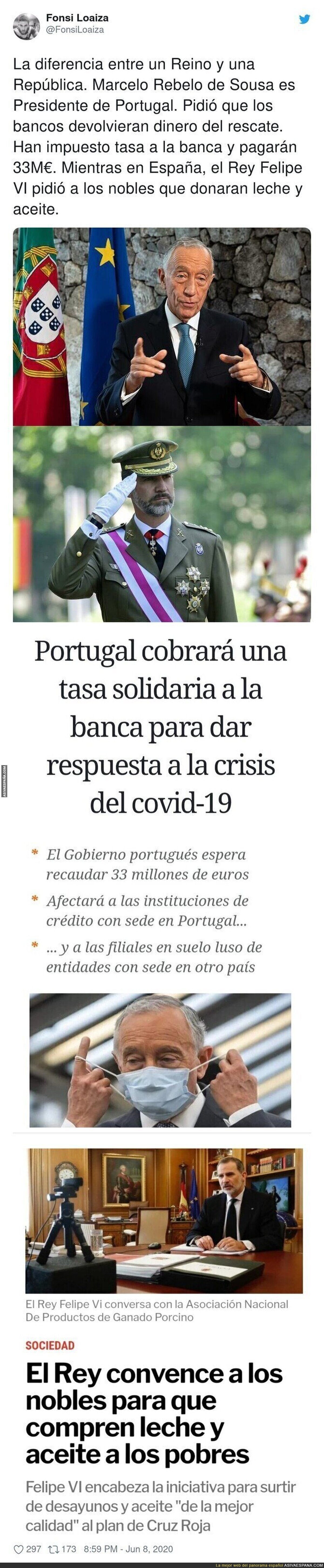 Que envidia de Portugal viendo estas noticias