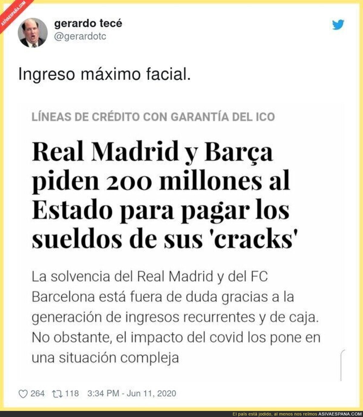 El negocio del fútbol a costa de todos los españoles