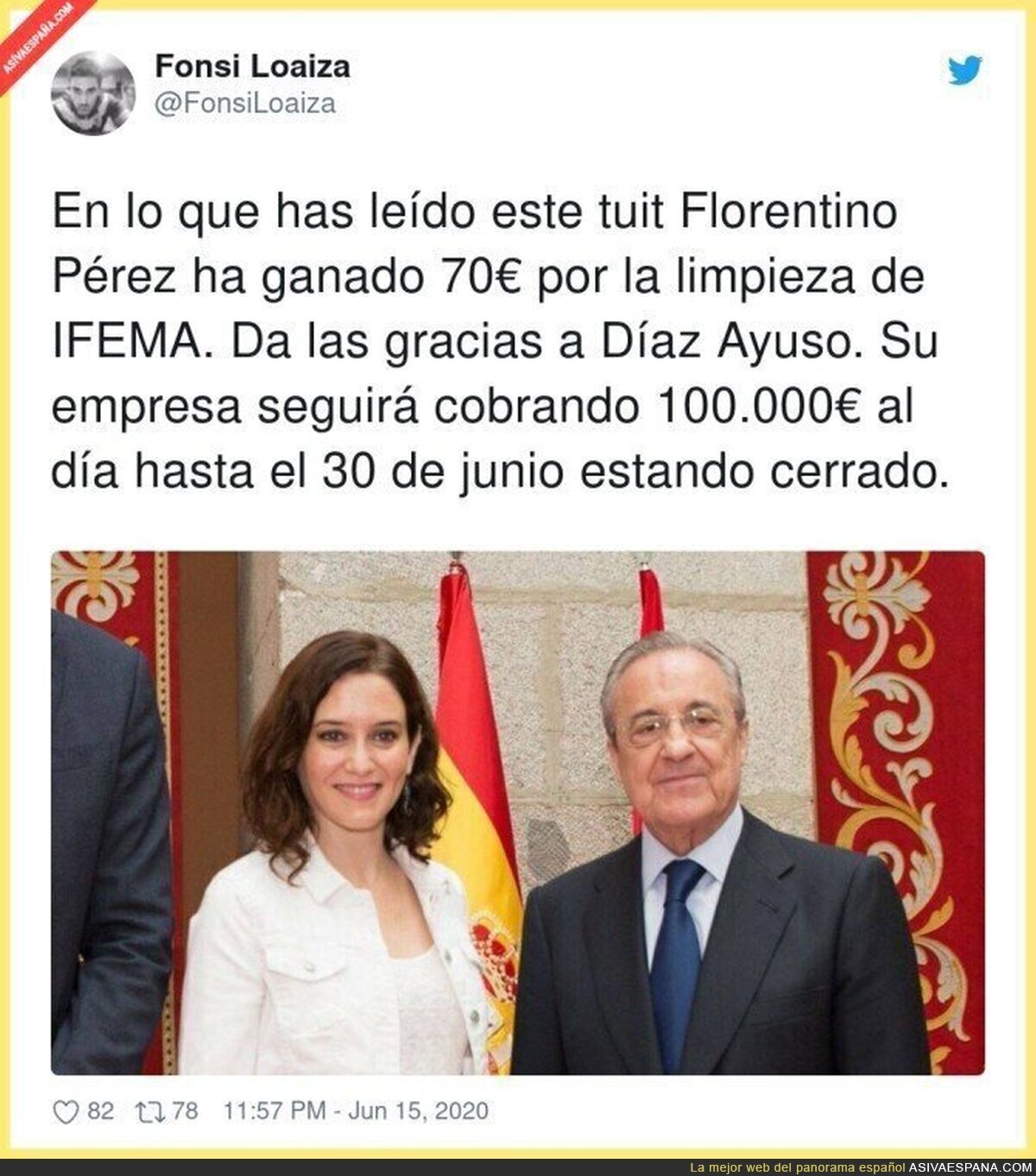 El gran pelotazo de Florentino Pérez