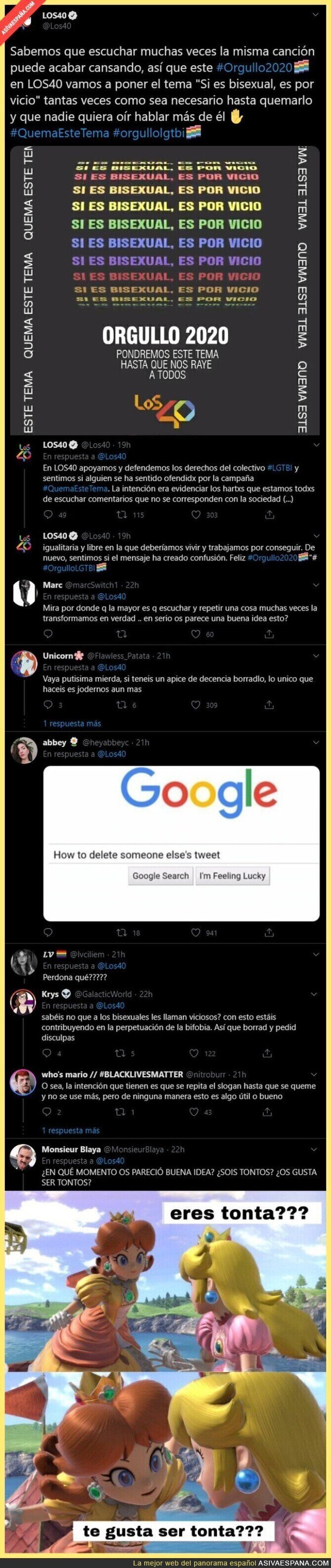 La polémica canción que va a poner Los 40 Principales a todas horas durante la semana del Orgullo gay en su emisora que no ha gustado nada a nadie
