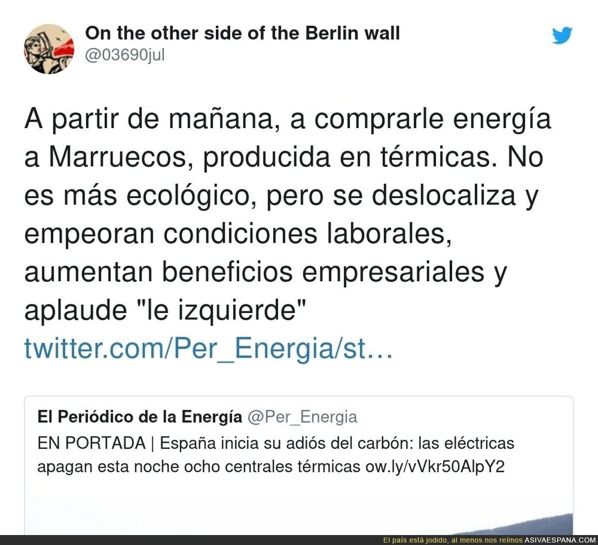 ¿Se puede hacer a España un país más desindustrizalizado y dependiente del exterior? Claro que se puede. ¡Si se puede!