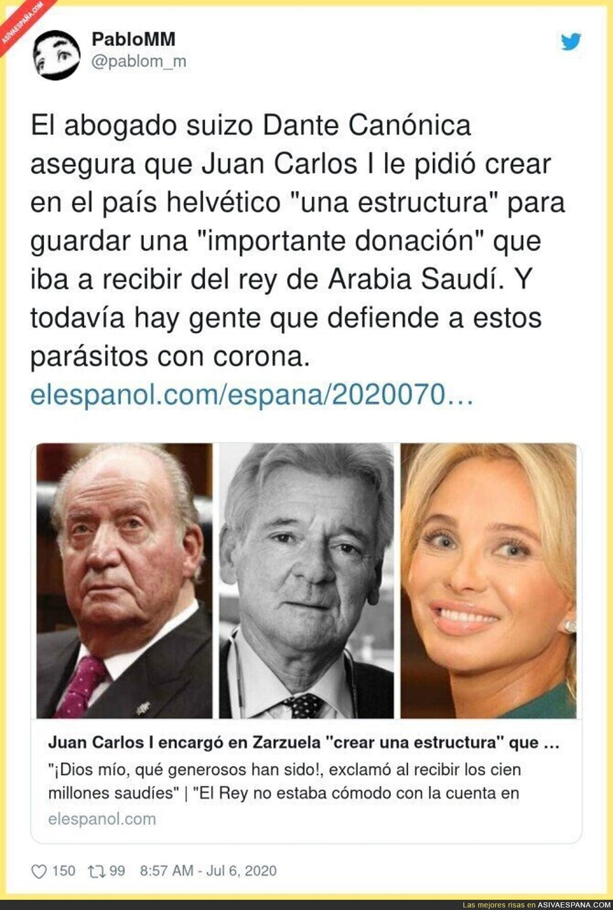 Menudo campechano el Rey Juan Carlos I