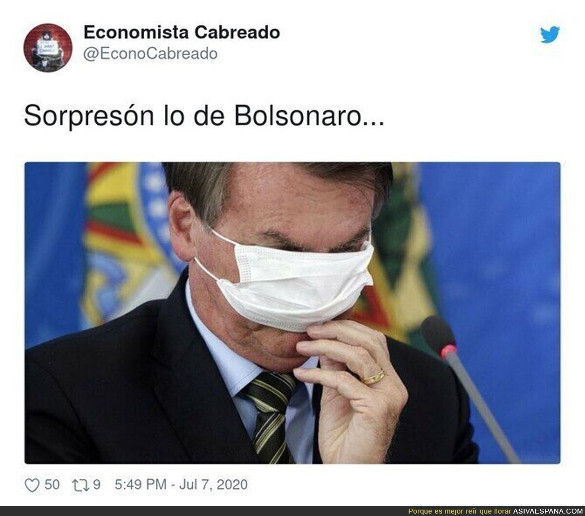 Para nada se esperaba lo de Bolsonaro
