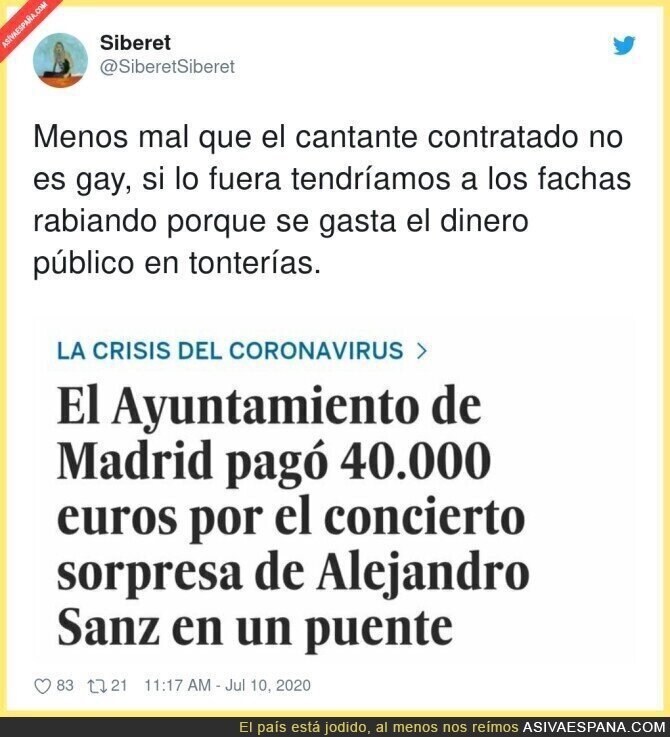 La paguita de Alejandro Sanz