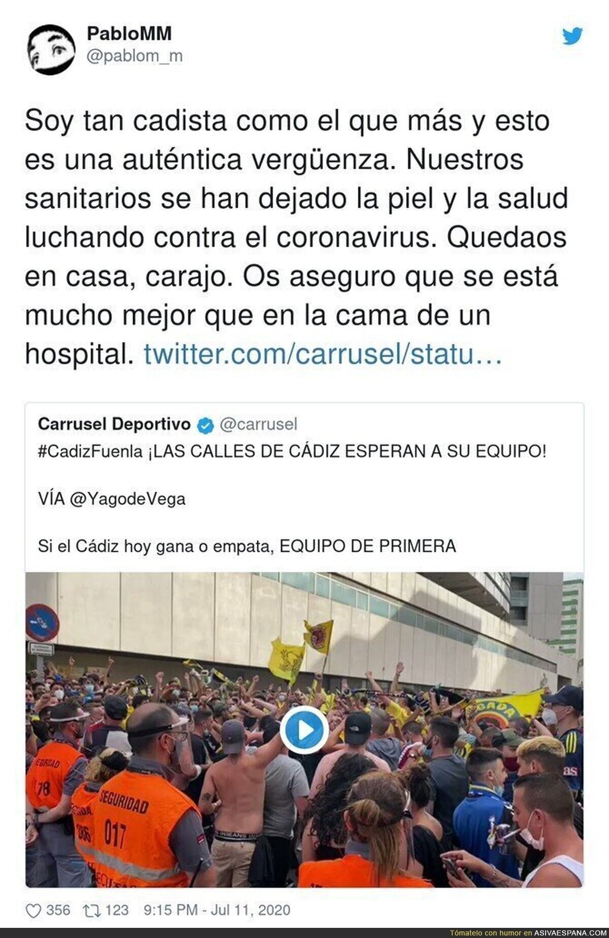 Cádiz no da ejemplo en mitad de una pandemia