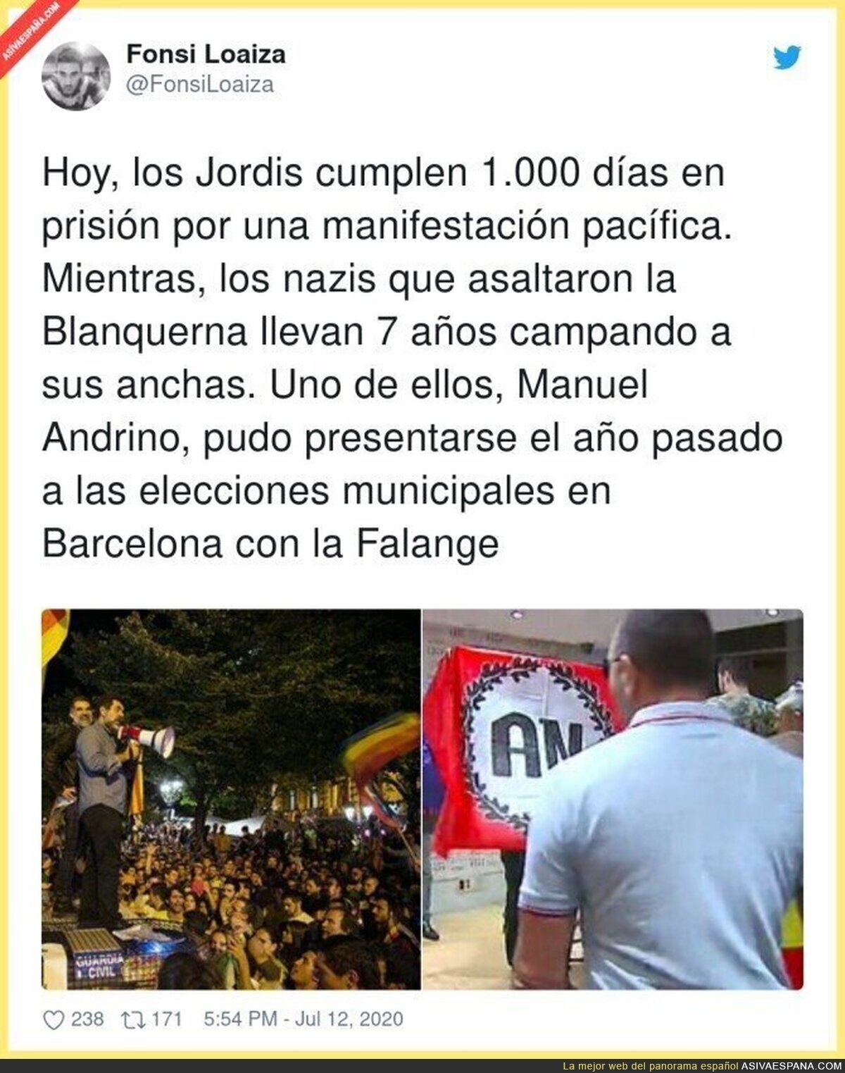 La injusticia de España