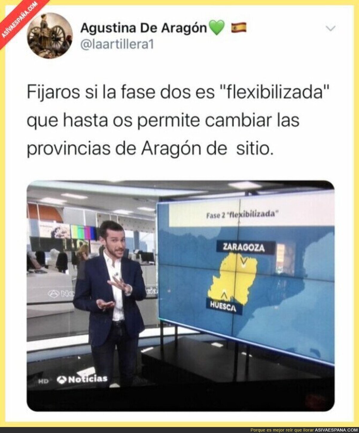 Aragón flexibilizada