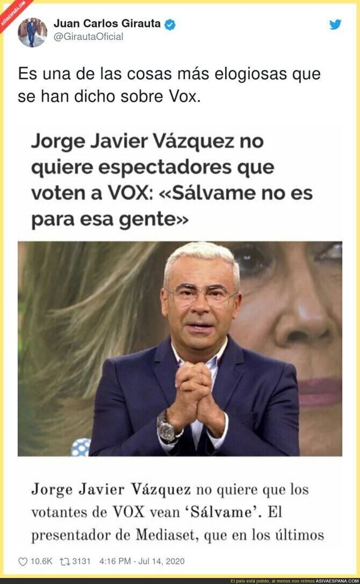 Juan Carlos Girauta empieza su trabajo en VOX