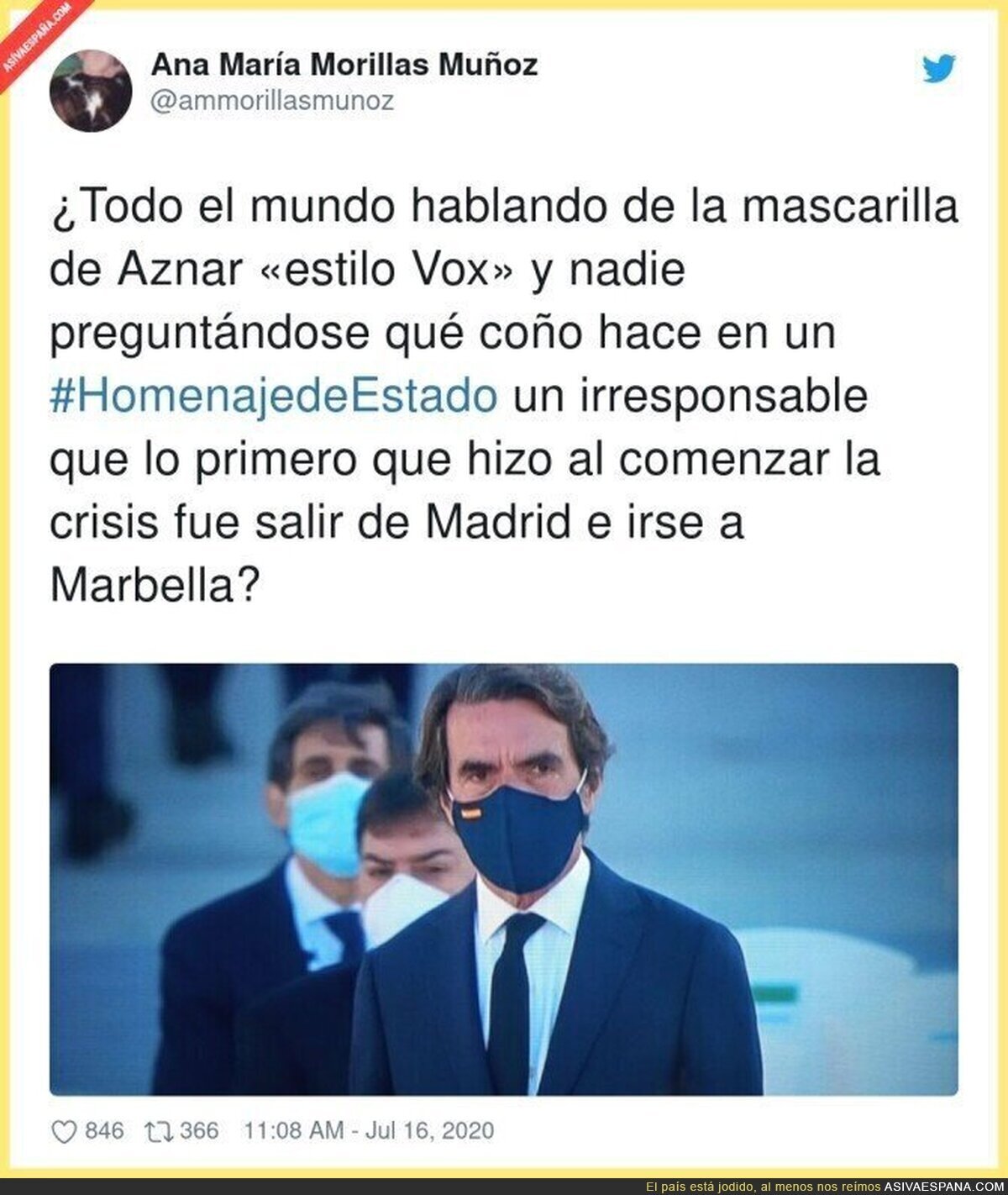 La tremenda irresponsabilidad de Aznar