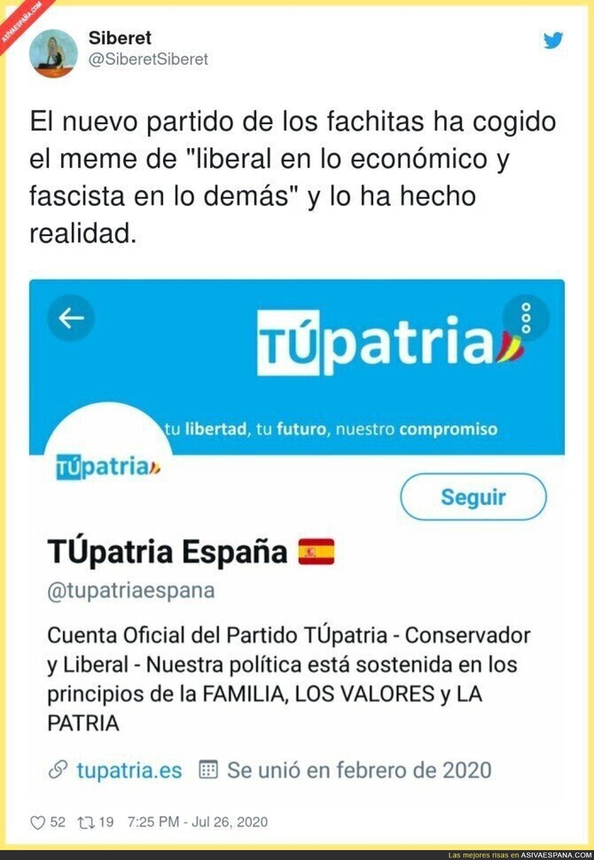 El nuevo partido patriota español