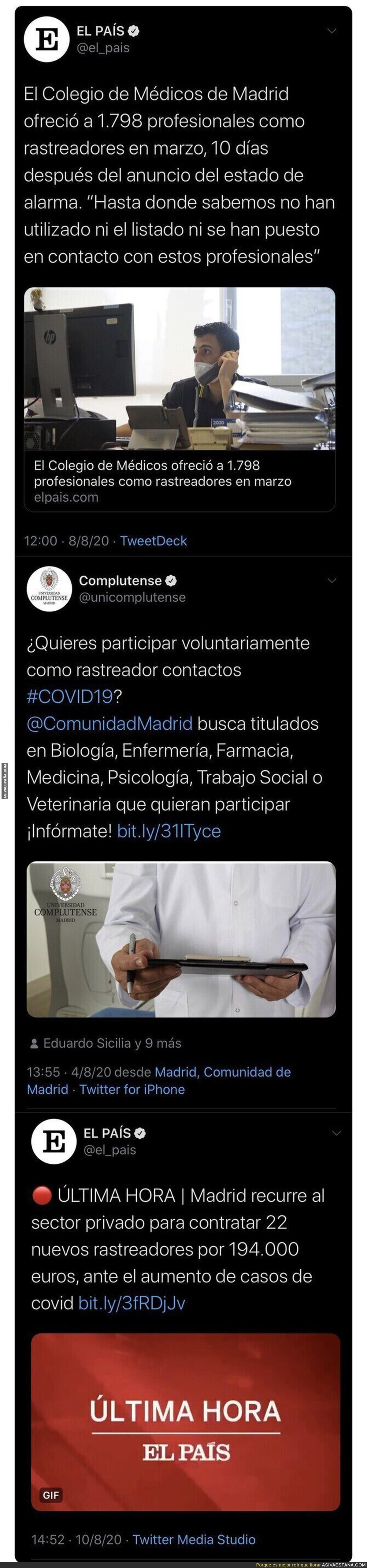 Una noticia que se veía venir si no quieres trabajar gratis para Madrid