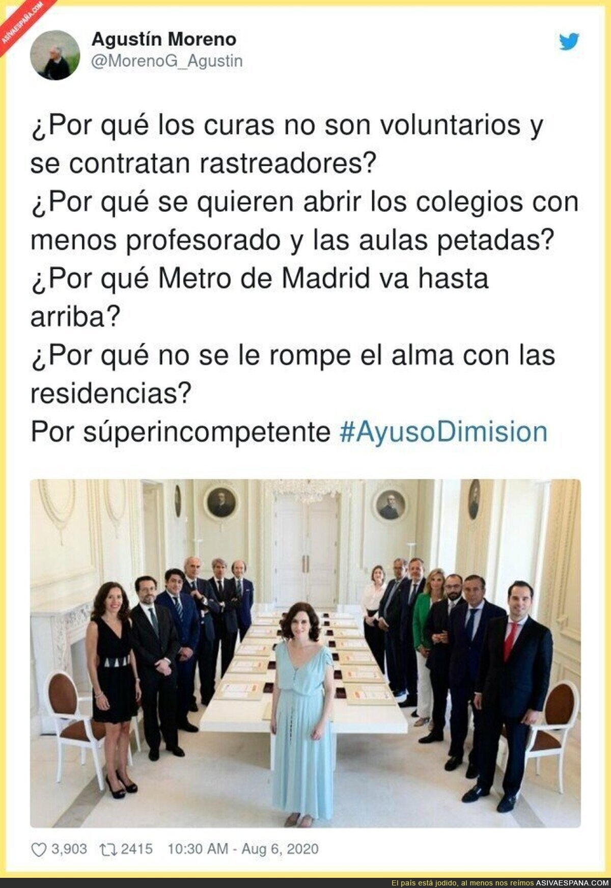 La incompetencia de Isabel Díaz Ayuso