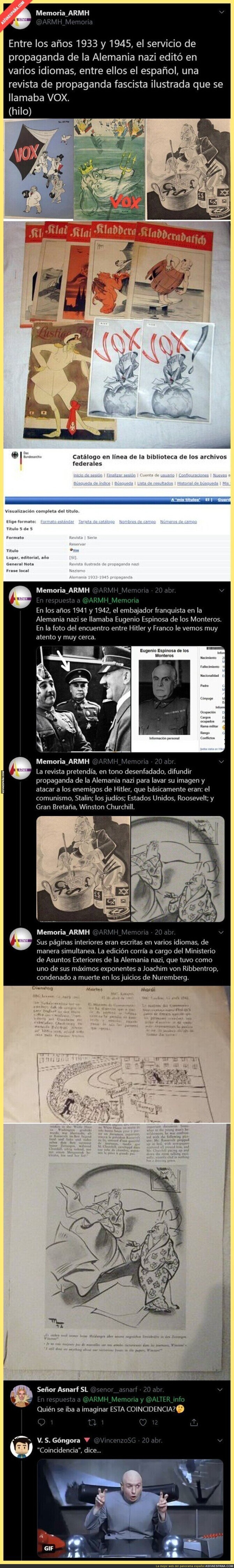 Entre los años 1933 y 1945 esta es la revista que el servicio de propaganda de la Alemania nazi editó en varios idiomas