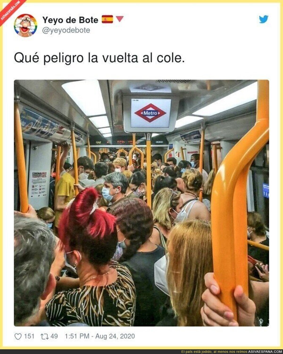 Tremenda situación cada mañana en el Metro gestionado por Isabel Díaz Ayuso