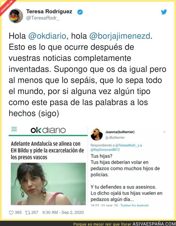350600 - Lo que provoca OKDiario y sus noticias 350600 - Lo que provoca OKDiario y sus noticias