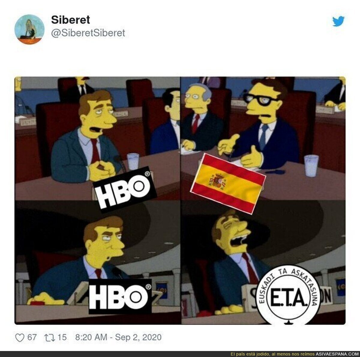 HBO es ETA (según los patriotas)