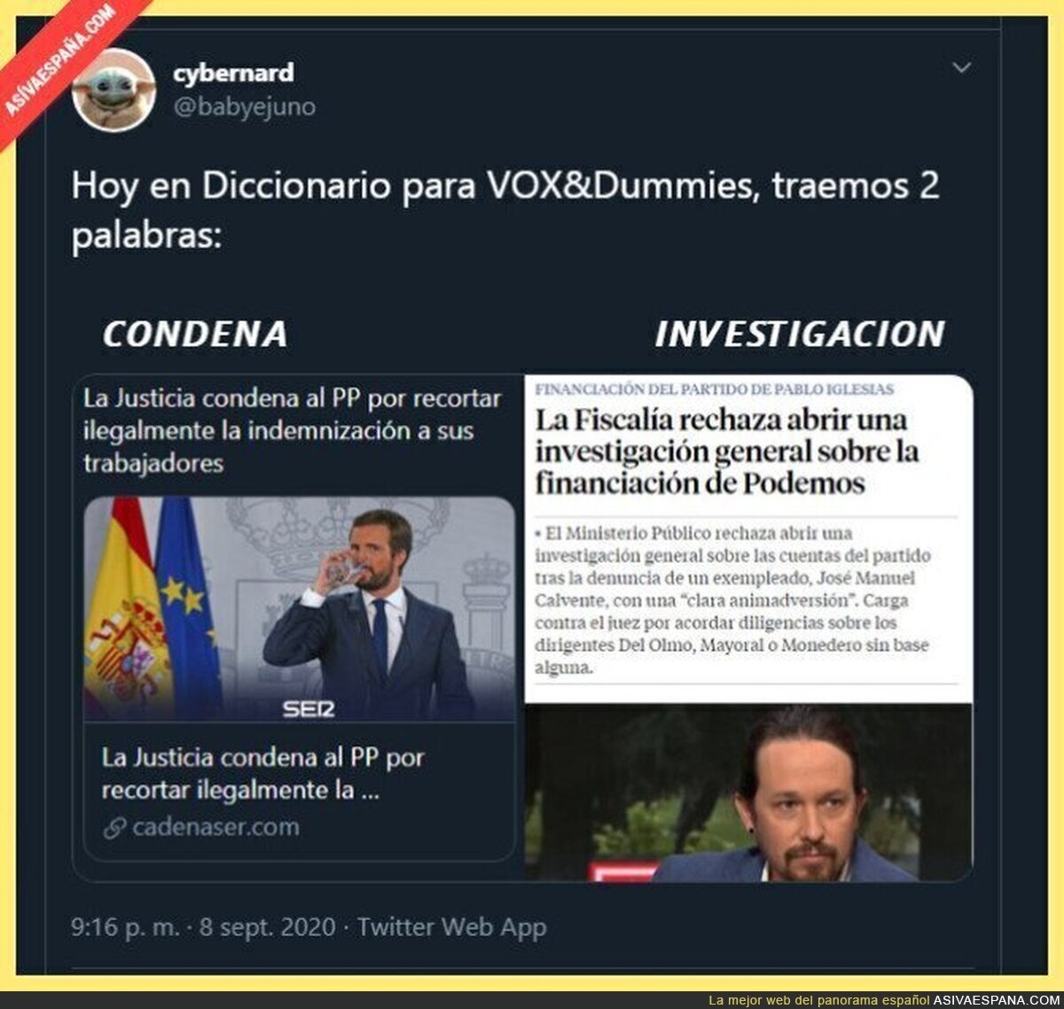 Diccionario para VOX&Dummies