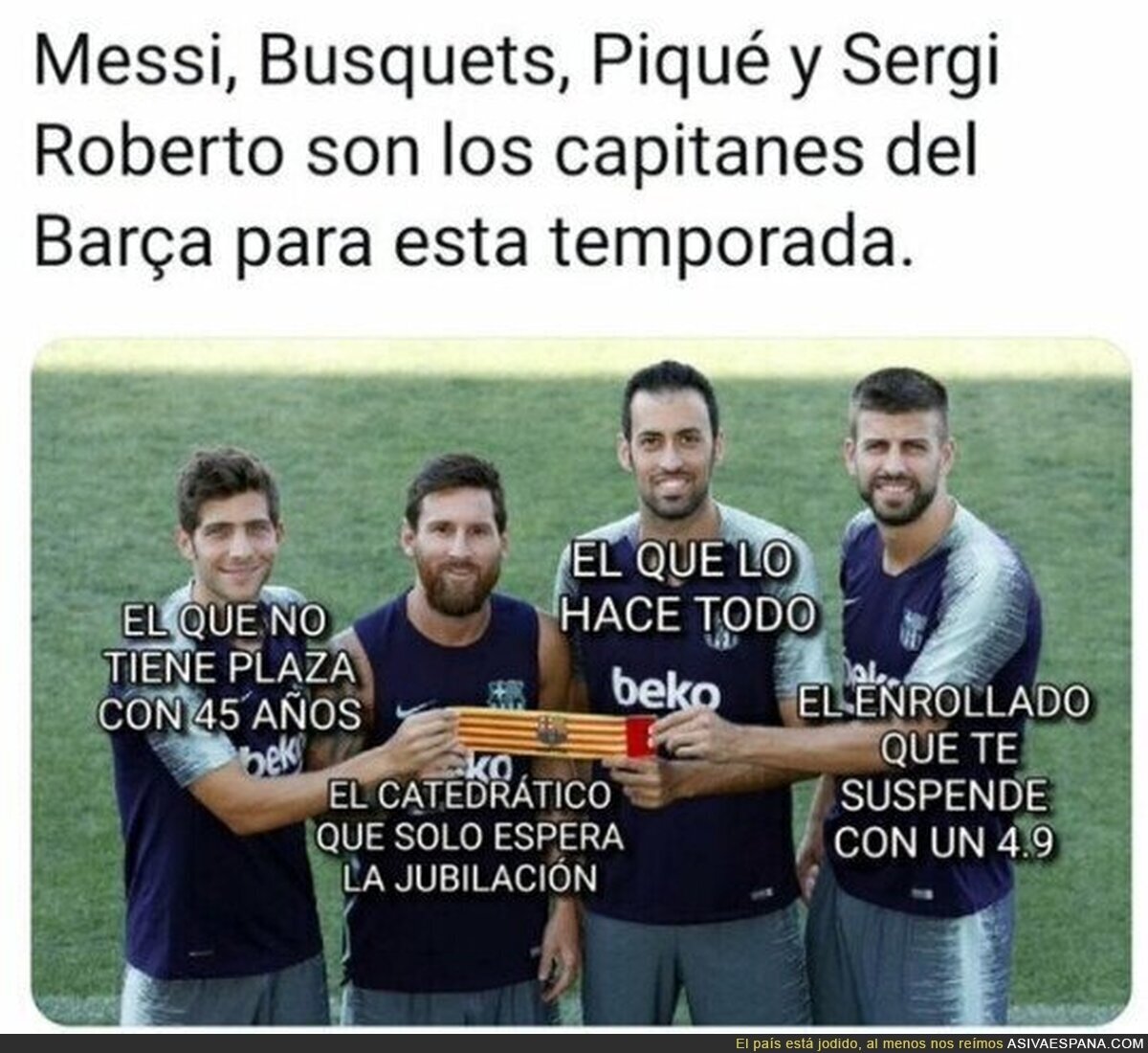 Los capitanes del Barça