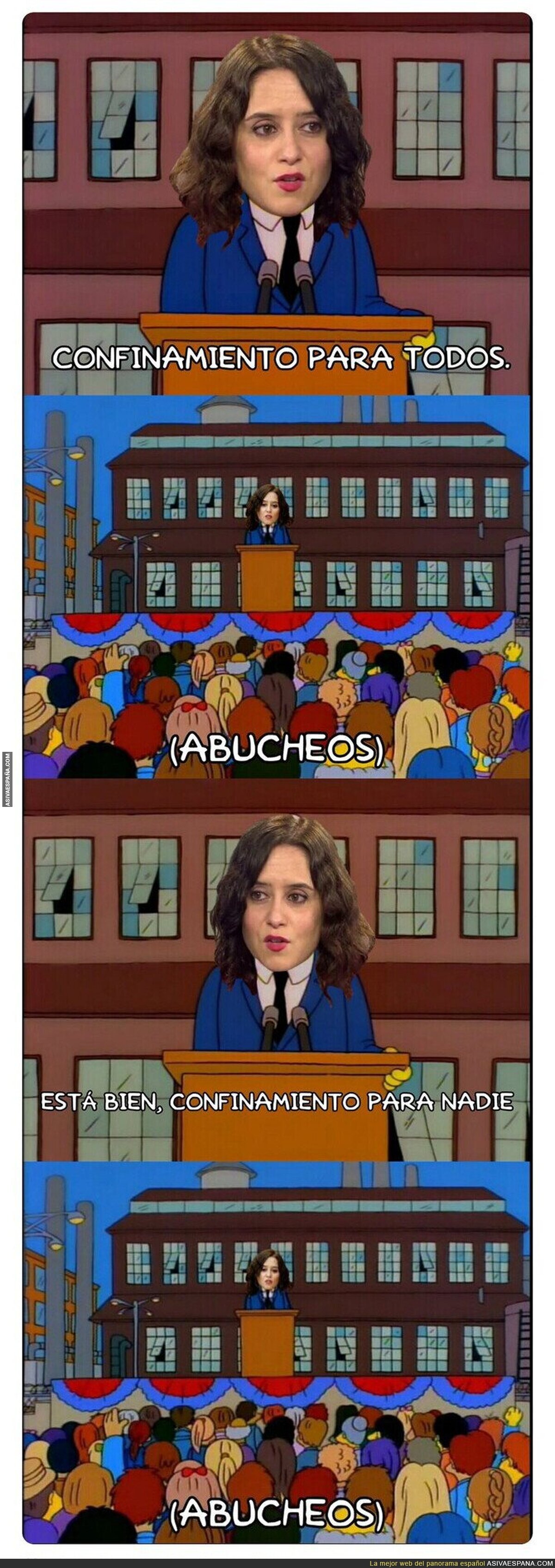 Nadie está contento con las medidas de Isabel