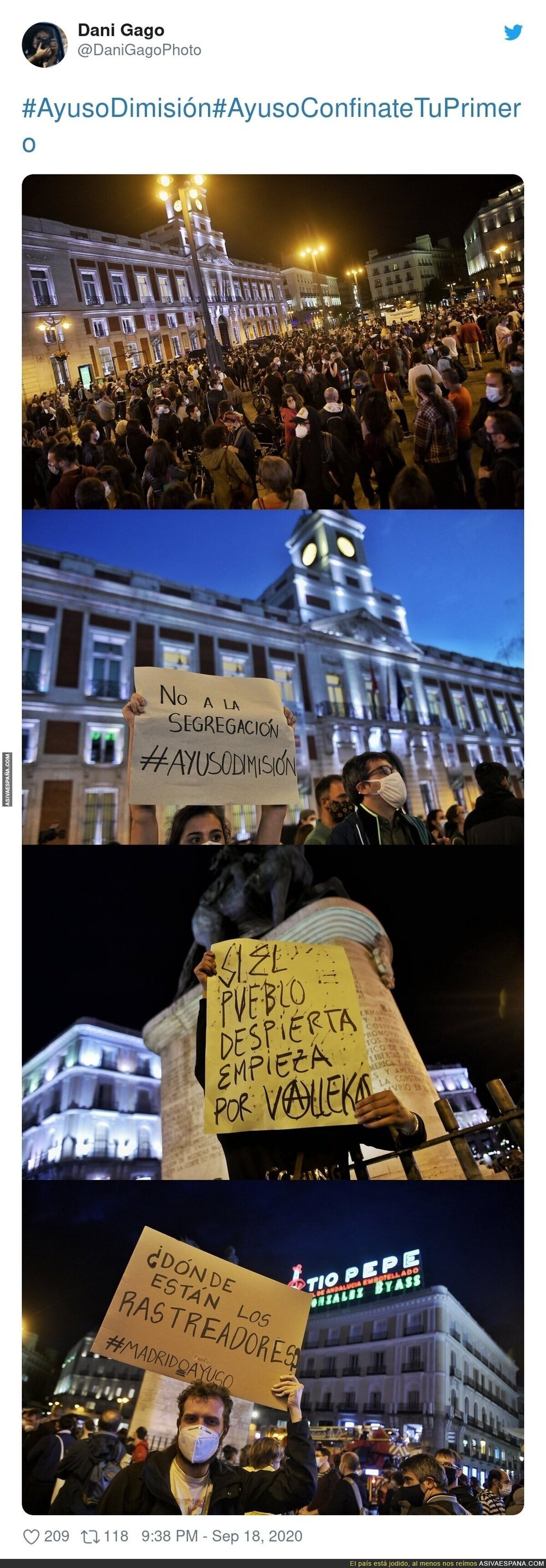 Así se ha manifestado Madrid contra las restricciones