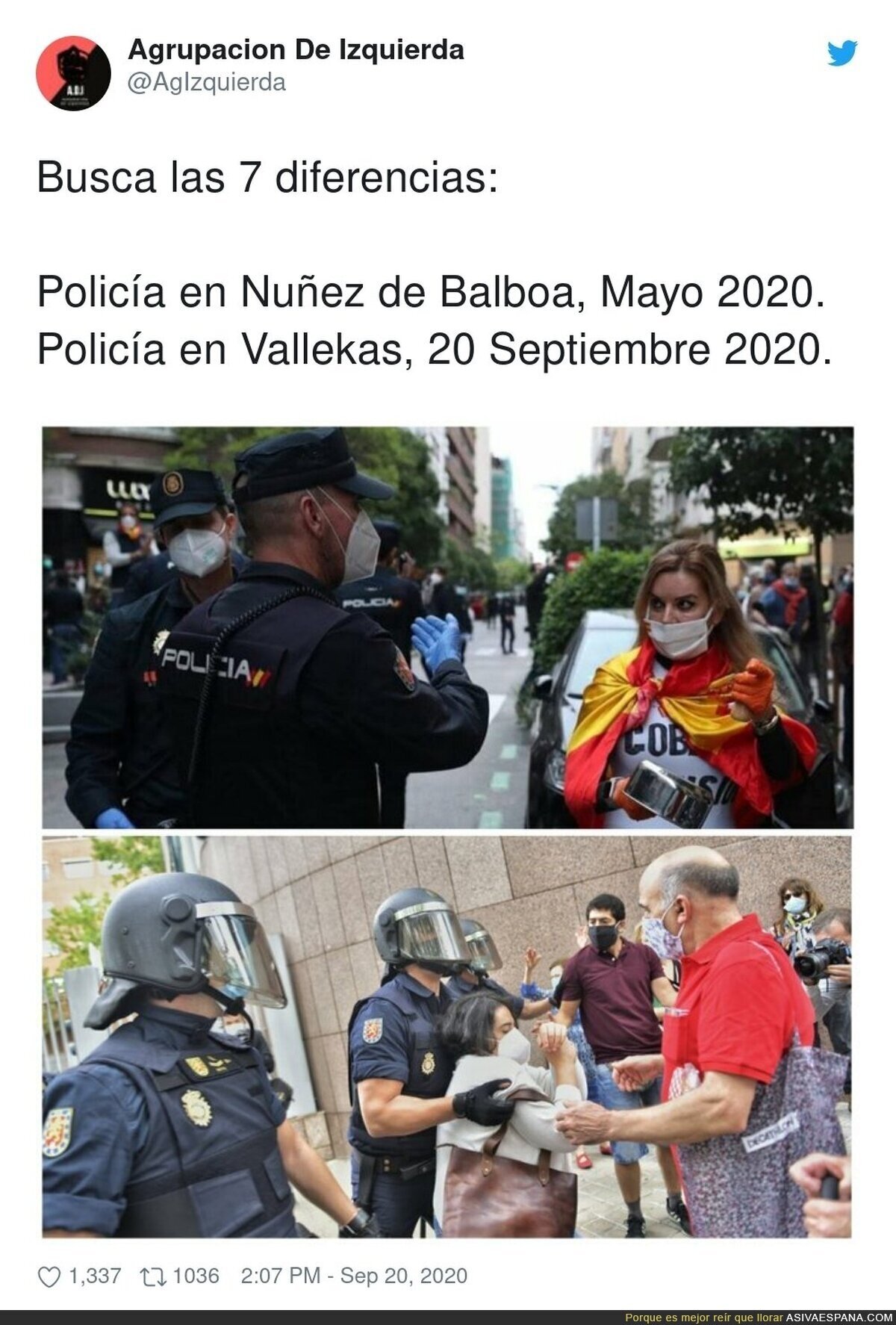 La Policía y su forma de actuar según el barrio