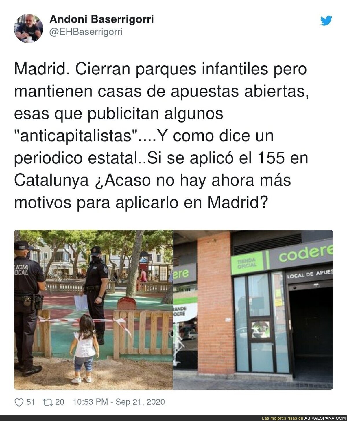 Madrid sigue abierta inexplicablemente