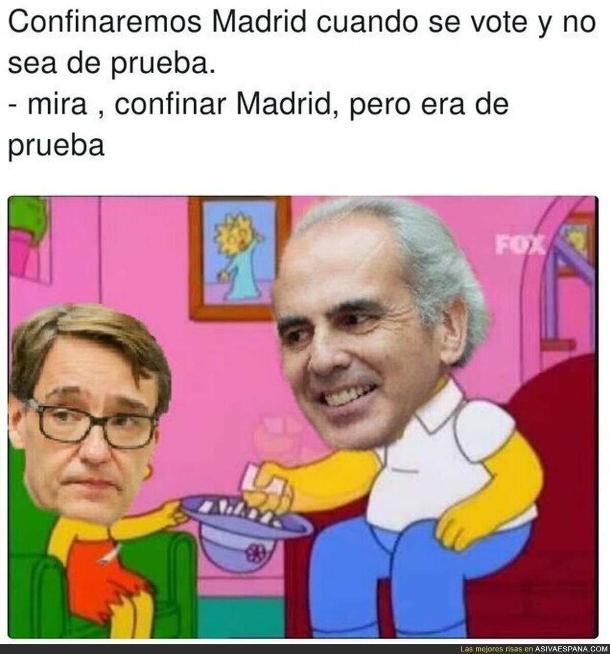 Confinar Madrid