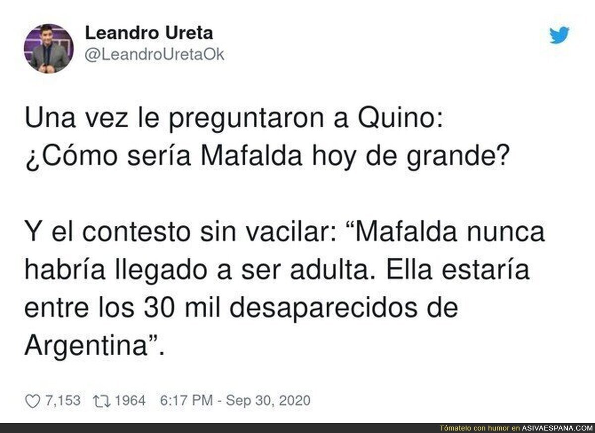 Eterno Quino y Mafalda