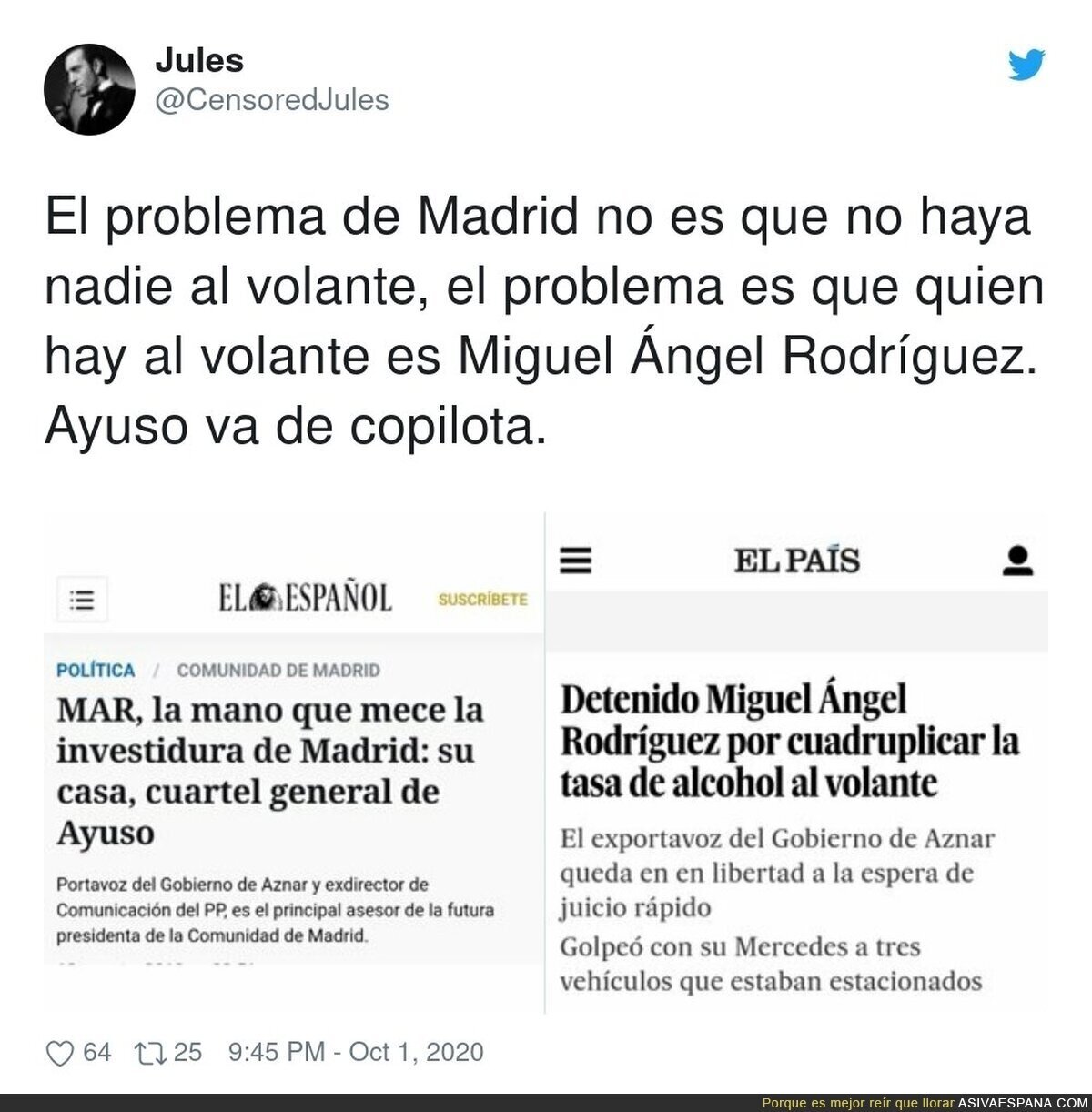 Dramática situación de Madrid