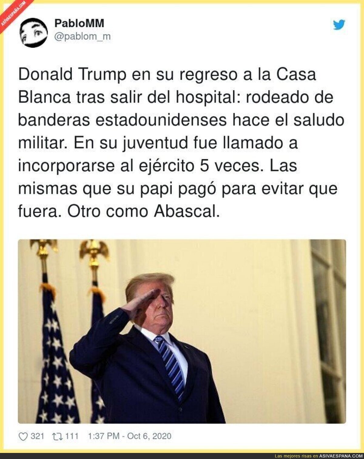 Donald Trump y Santiago Abascal son tal para cual
