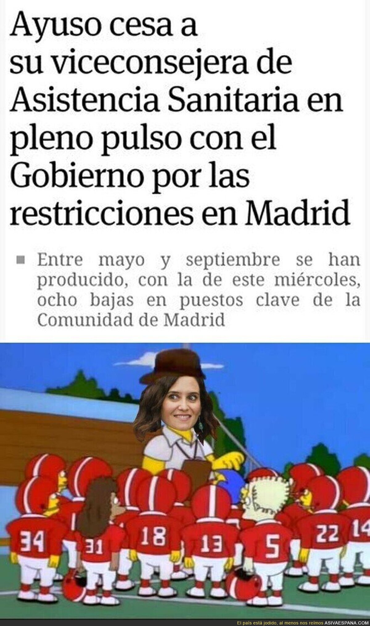 Nadie le sirve a Isabel Díaz Ayuso