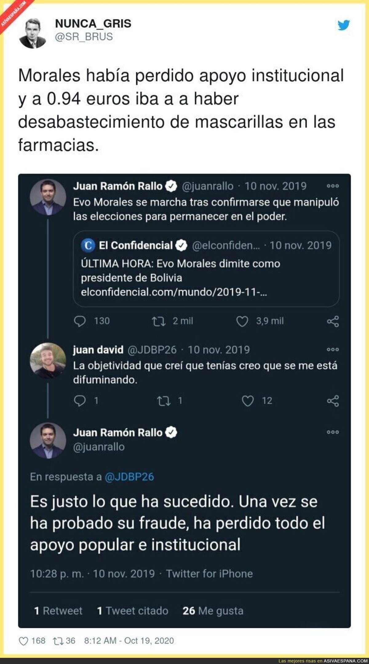 Juan Ramón Rallo no da una