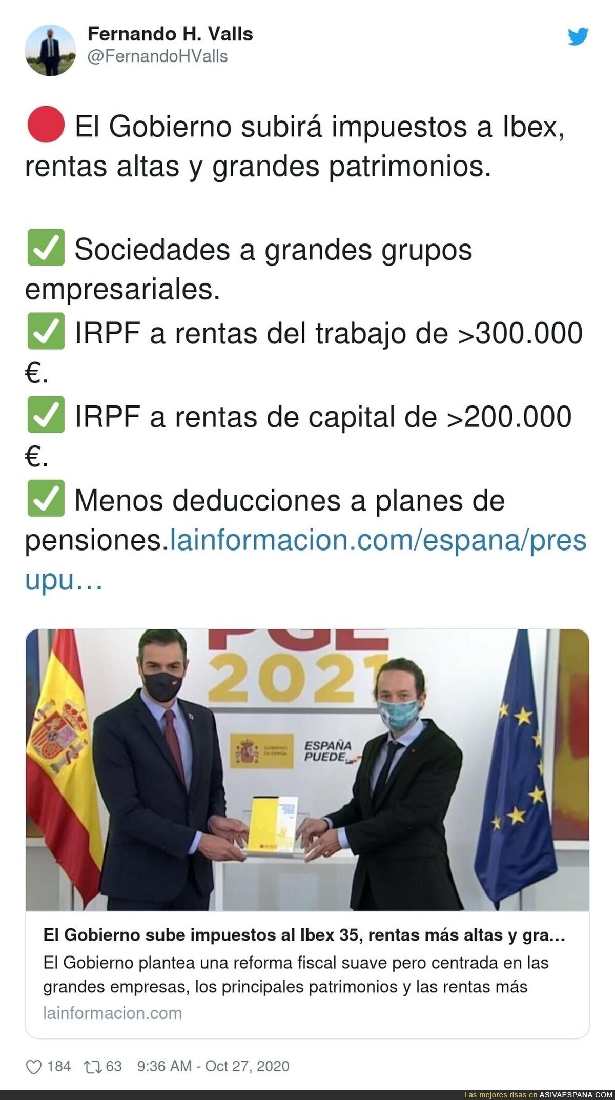 Este es el Gobierno de izquierdas que nos gusta