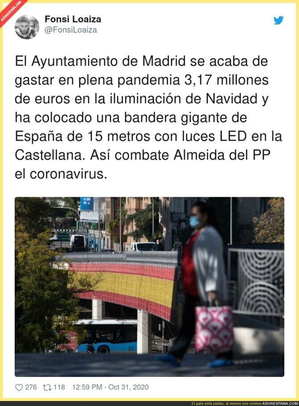 ¿Qué podría salir mal en Madrid con esta gente?