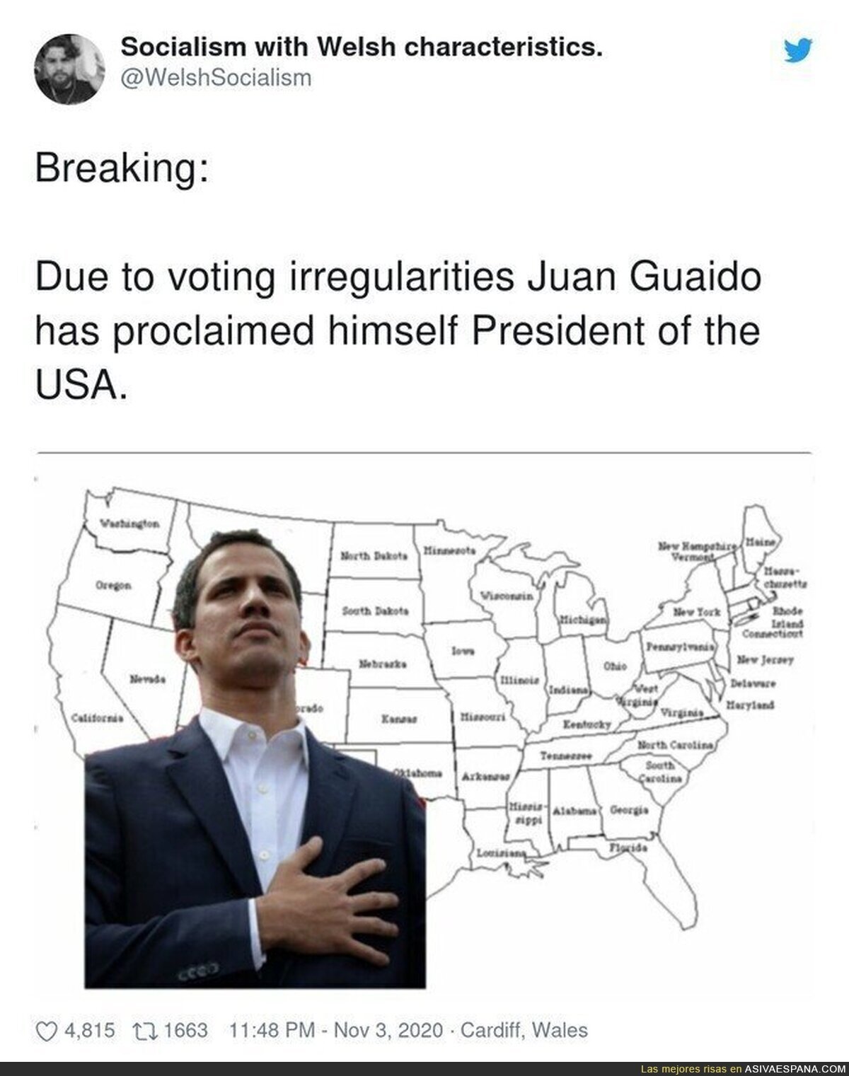 Juan Guaidó siempre gana