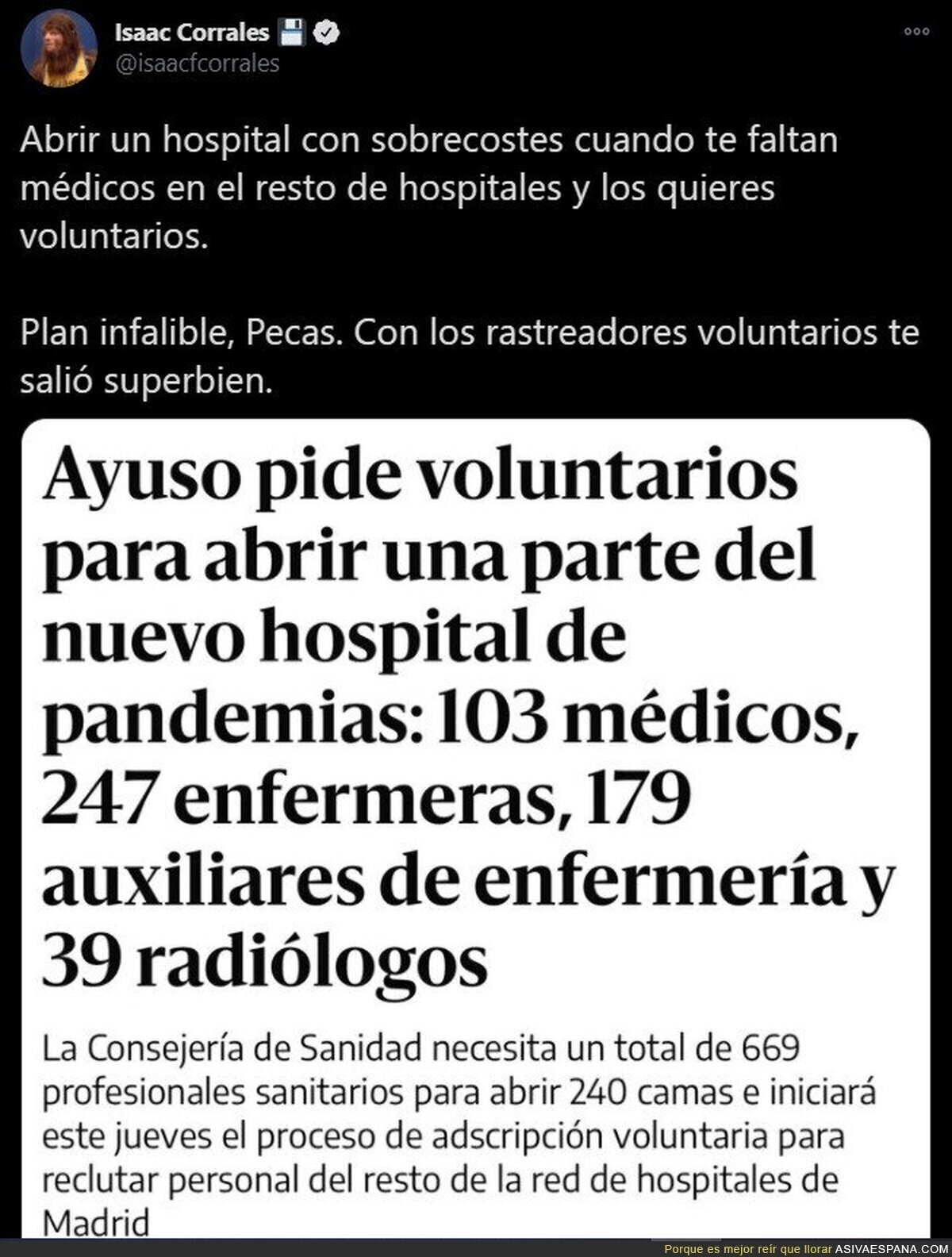 ¿Qué podría salir mal con ese gran plan?