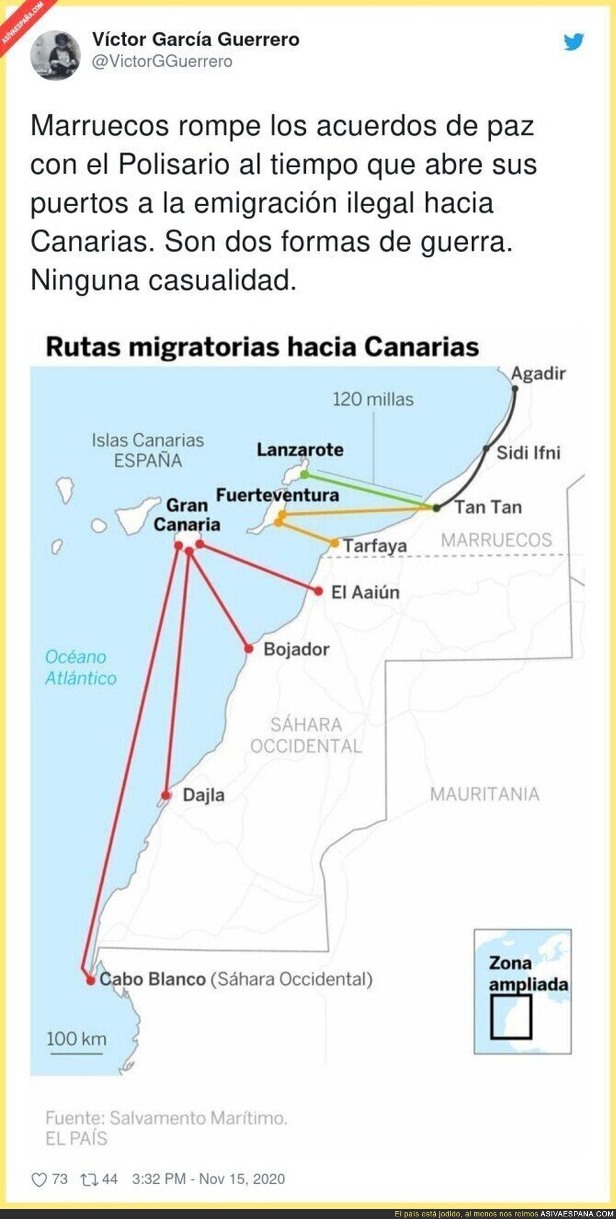 Situación preocupante con Marruecos